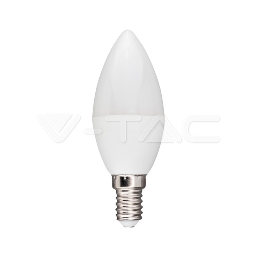 LED Bulb SAMSUNG Chip 5.5W E14 Plastic Dimmable Candle 4000K - 1