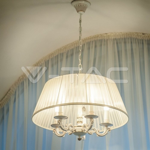 LED Bulb SAMSUNG Chip 5.5W E14 Plastic Dimmable Candle 4000K - 8