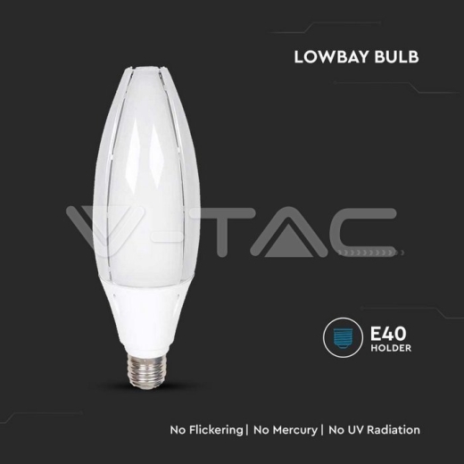 Bombilla LED SAMSUNG Chip 60W E40 Oliva 4000K - 2