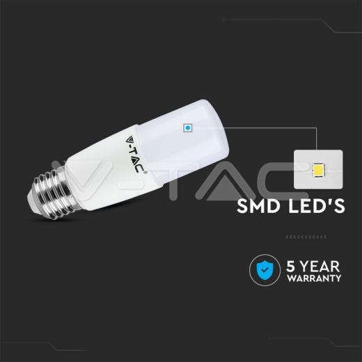 LED Bulb SAMSUNG Chip 7.5W E27 T37 Plastic 6500K - 5