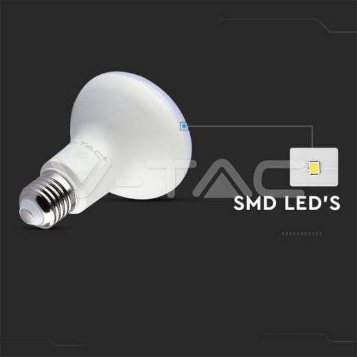Bombilla LED SAMSUNG Chip 8.5W E27 R63 Plástico 6500K - 2