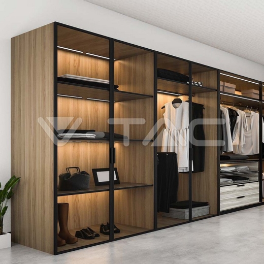 Luz Led armario 2W LED color plata 3000K IP20 - 8