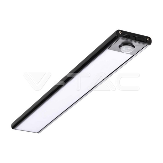 2W LED Cabinet Light Black Body 3000K IP20 - 2