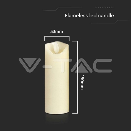 LED Candle 53 x 150mm - 4