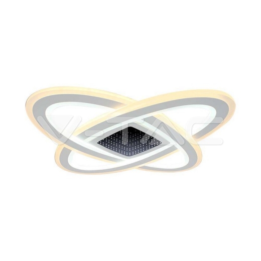 130W Designer Smart Ceiling Light 3000K+6000K Dimmable, Remote Control - 1