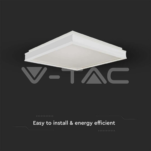 Plafón de Diseño LED 18W Cuadrado Blanco 4000K - 2