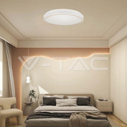 Plafón de Diseño LED 18W Redondo Blanco 4000K - 6