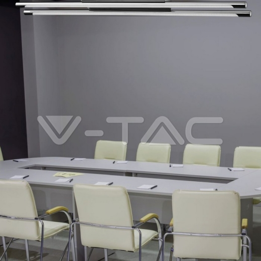 Lámpara de techo/pared LED 36W Fijación doble Cromo Blanco Natural - 5