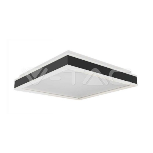 38W LED Designer Ceiling Light Square Black 4000K - 1