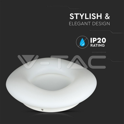 Plafon de LED 39W de superficie cuerpo blanco redondo cambio de colores - 8