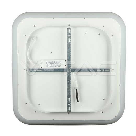 Plafon de LED 42W de superficie cuerpo blanco cuadrado cambio de colores - 5