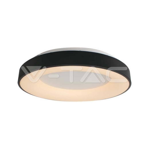 Plafón Decorativo LED 49W 60*9CM Cuerpo Negro 3000K - 1