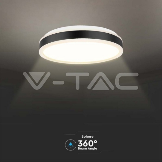 Lámpara de diseño 48W LED Triac Negro Redondo 4000K - 4