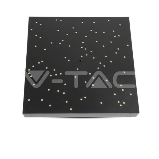 Panel de diseño LED 8W cielo estrellado cambio de colores cuerpo negro - 5