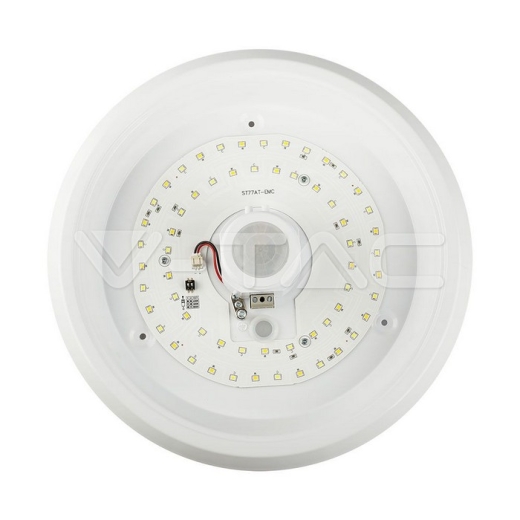 Luz Techo LED 12W Sensor SAMSUNG Chip 3in1 Redondo Cuerpo Blanco - 4