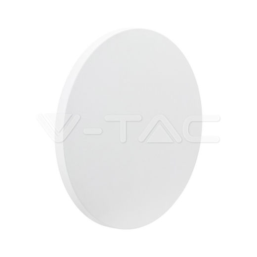 12W LED Dome Light Round White Frame 3000K - 1