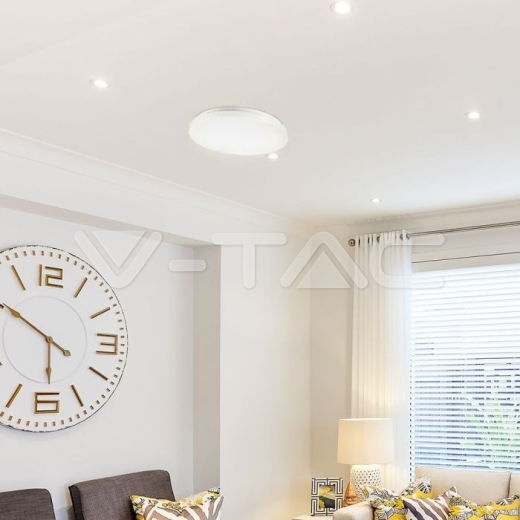 Plafón LED 18W Cubierta Blanca cambio de color 3 en 1 - 12