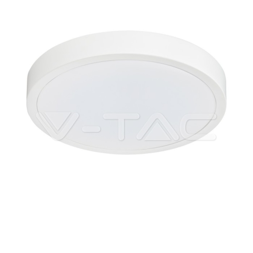 Plafón LED 18W Redondo Marco blanco 6400K IP44 - 2