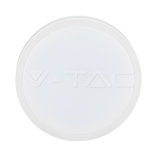 Plafón LED 18W Redondo Marco blanco 6400K IP44 - 4