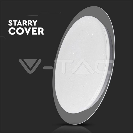 20W-40W-20W Designer Dome Light Remote Control CCT Color Change Φ400 70mm Starry Cover - 2