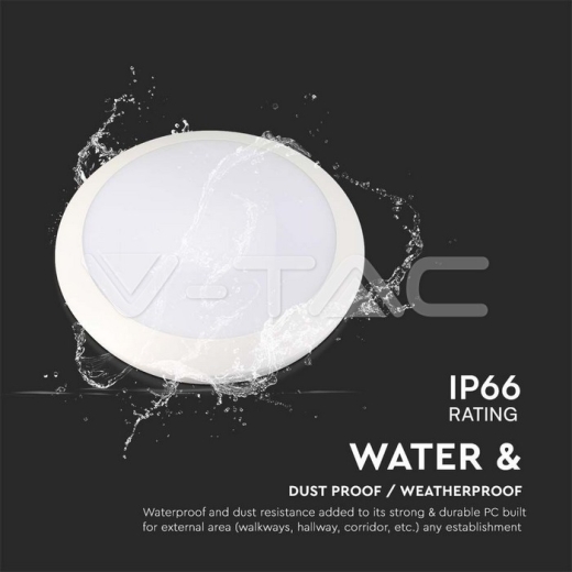 20W Domelight Sensor Microwave CCT Adjustable IP66 - 6