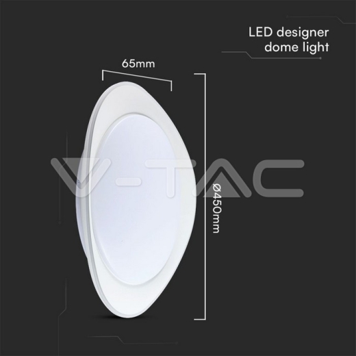 20W / 40W / 20W Designer Domelight Remote Control Dimmable Phantom Cover - 7