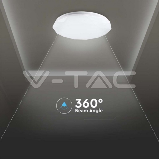 Plafón Techo LED 20W 40W 20W Mando distancia CCTF350 Cubierta Diamante - 6