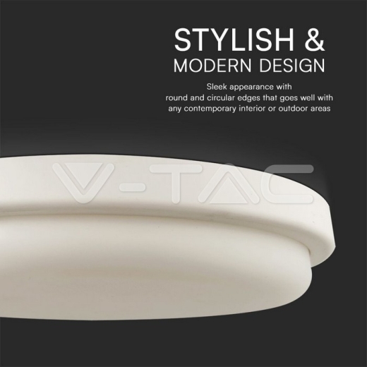 24W LED Domelight Bulkhead 4000K IP54 - 2