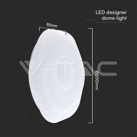 30W / 60W / 30W Designer Domelight Remote Control Dimmable Plum Blossom Cover - 7