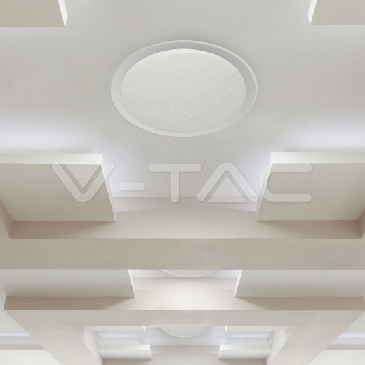 36W-72W-36W Designer Dome Light Remote Control Color Change Dimmable Starry Cover - 12