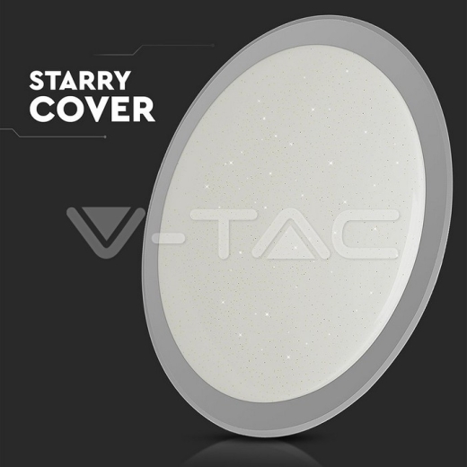 36W-72W-36W Designer Dome Light Remote Control Color Change Dimmable Starry Cover - 7