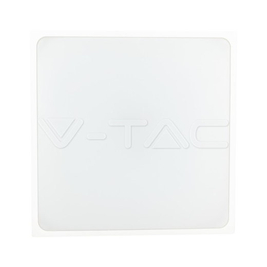 Luz de techo LED de 30W Sensor de microondas cuadrado marco blanco 4000K IP44 - 3