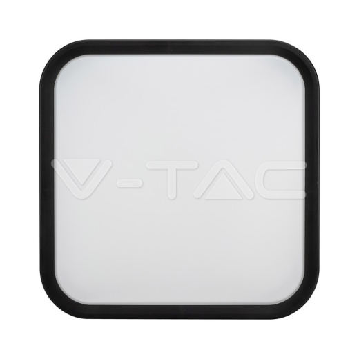 48W LED Dome Light SAMSUNG Chip 6500K Square Black Frame IP44 - 3