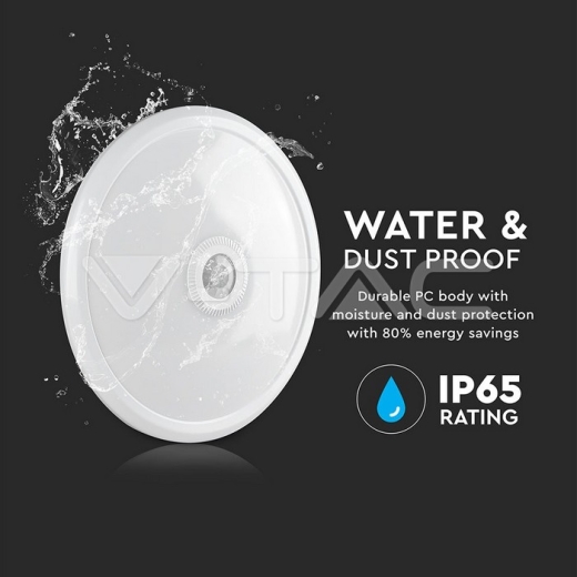 LED Dome Light SAMSUNG Chip 12W Sensor 3000K - 10