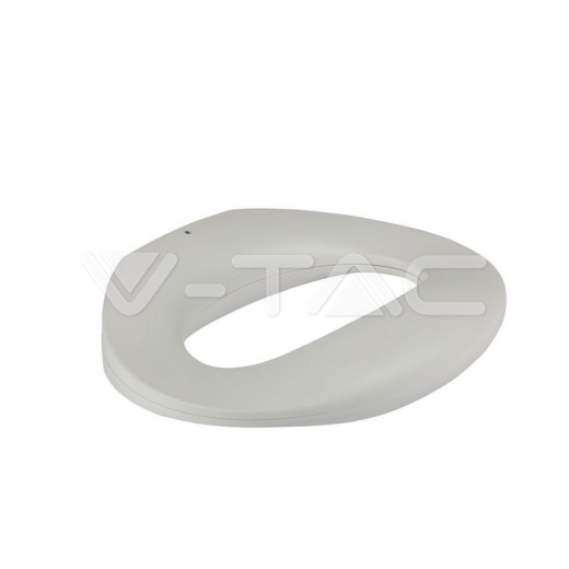 10W LED Wall Light IP65 White Body 3000K - 2