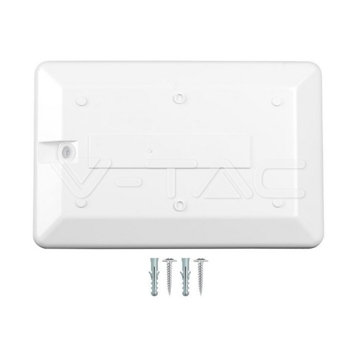 12W LED Address Wall Light SAMSUNG Chip CCT 3 in 1 IP65, IK10 White Body - 4