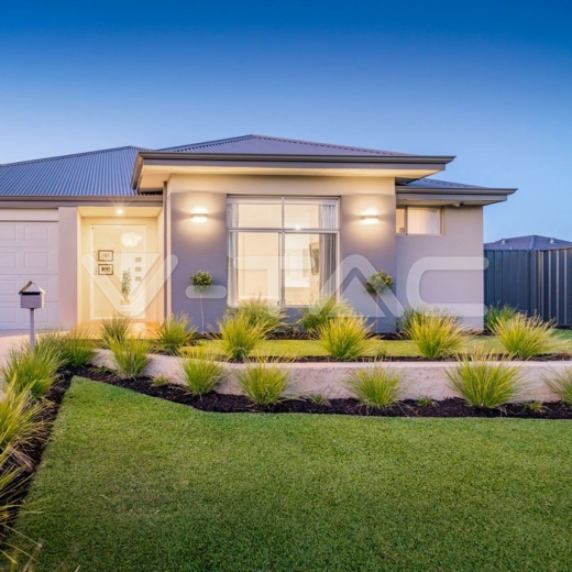 12W LED Bulkhead With Softlight 6400K Grey Body IP64 - 8