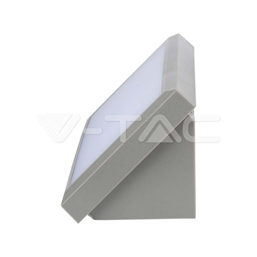 Lámpra exterior 12W LED Cuerpo Gris 3000К IP65 - 3