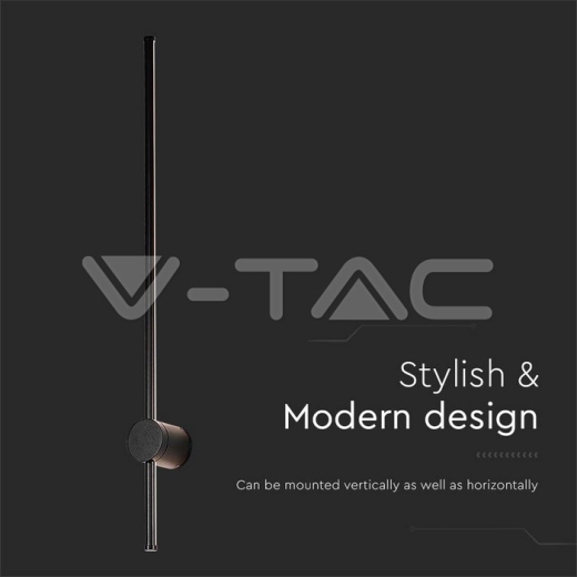 12W LED Wall Lamp Black Body 3000K IP65 - 2