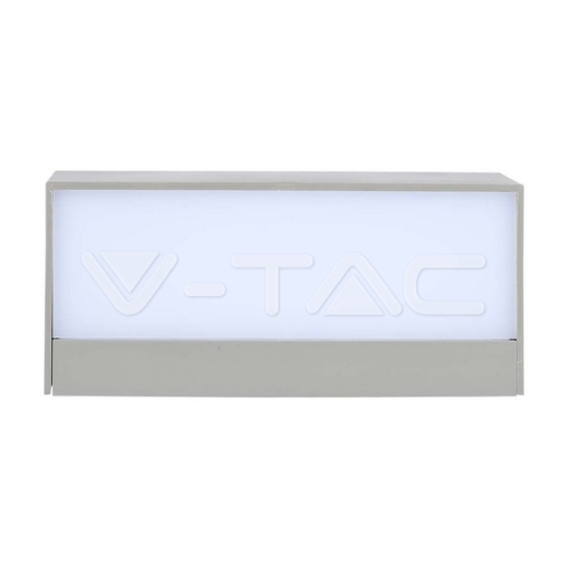 12W LED Up/Down Outdoor Soft Light-Large 6400K Grey Body IP65 - 2