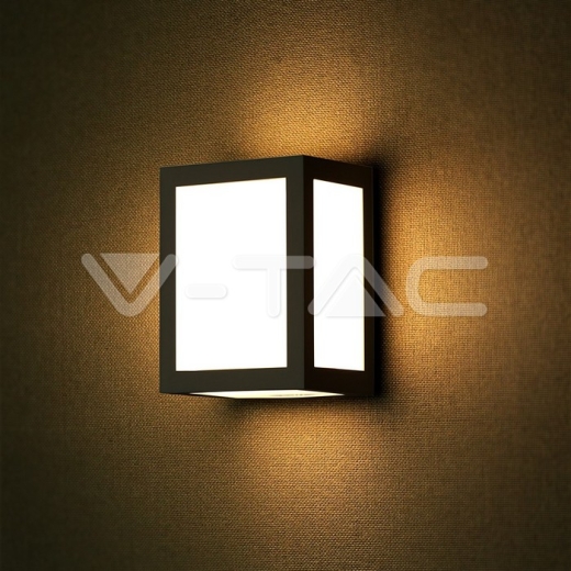 Aplique LED 12W Cuerpo Negro 6400K - 9