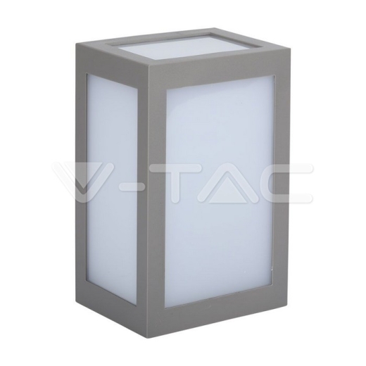 12W LED Wall Light Grey Body IP65 4000K - 1