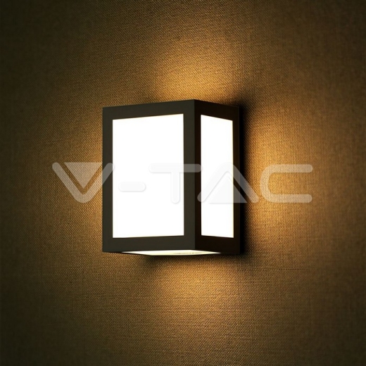 Lámpara de pared 12W LED cuerpo negro 4000K - 7