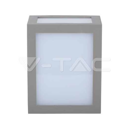 12W LED Wall Light Grey Body IP65 3000K - 2