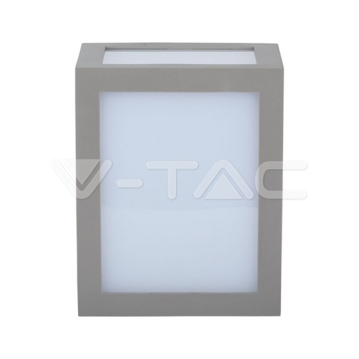 12W LED Wall Light IP65 Grey Body 6400K - 2
