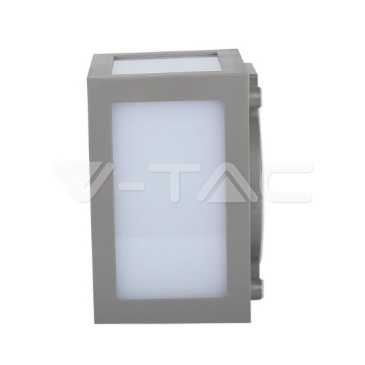 Lámpara de pared 12W LED cuerpo gris 4000K - 3