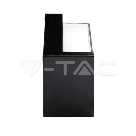 Lámpara de pared 12W LED cuerpo negro cuadrado 4000K - 2