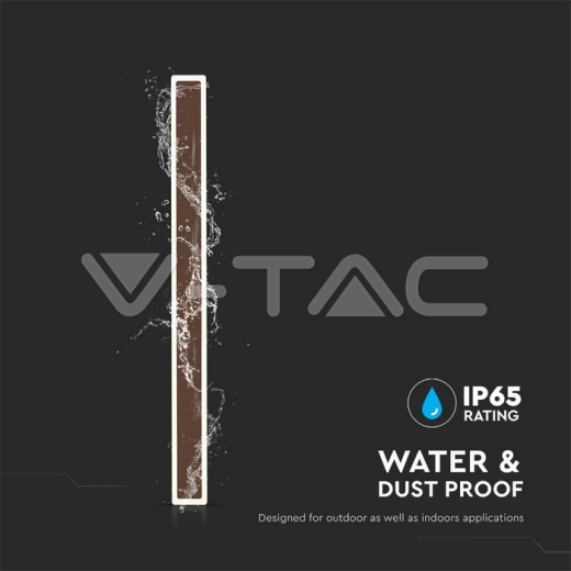 17W LED Wall Lamp Corten Body 4000K IP65 - 4