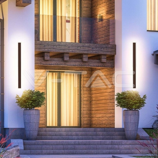 17W LED Wall Lamp Corten Body 4000K IP65 - 7