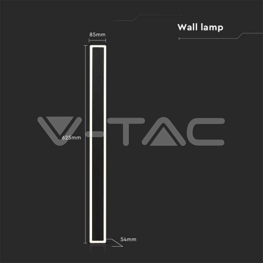 Aplique LED 17W Cuerpo Negro 4000K IP65 - 5